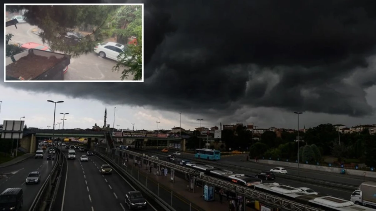 İstanbul sular altında! Yağmur bir anda bastırdı