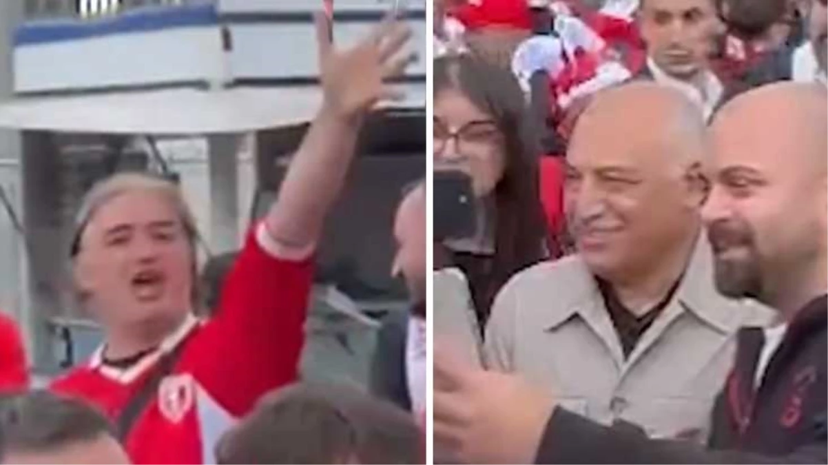 Almanya'da TFF Başkanı Mehmet Büyükekşi'ye sert tepki