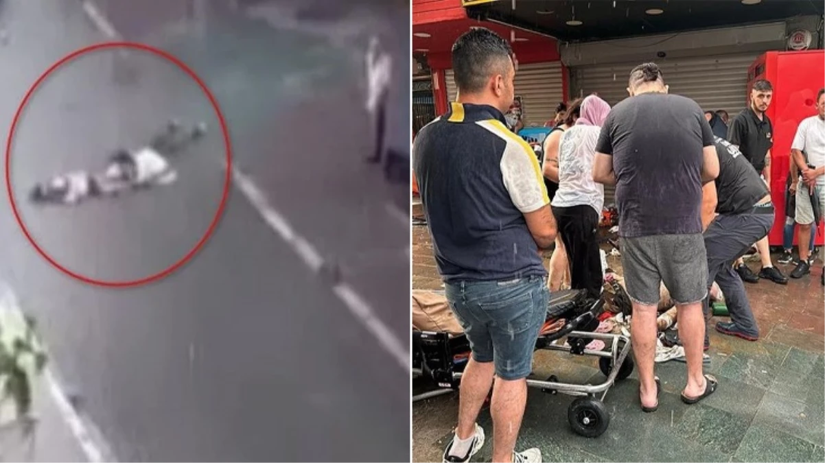 Sağanaktan kaçarken elektriğe kapılan 2 kişi can verdi