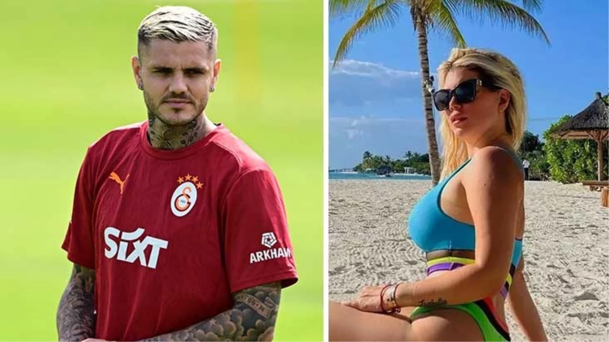 Icardi Wanda Nara'nın üstsüz fotoğrafını paylaştı