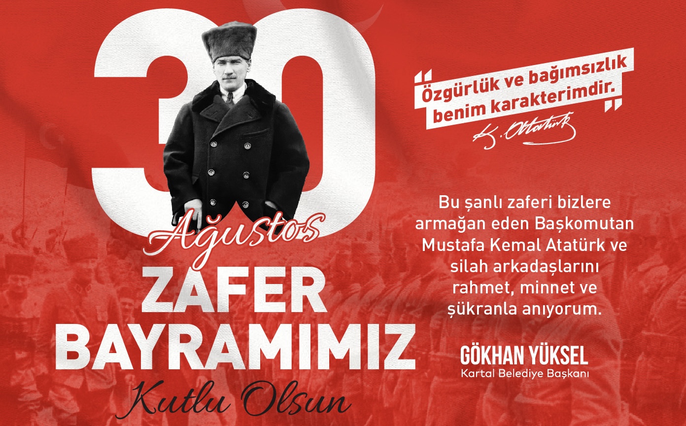 Kartal’da 30 Ağustos Zaferi gururla kutlanacak