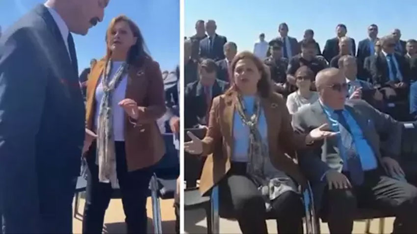 Burcu Köksal'ın plastik sandalye isyanı!