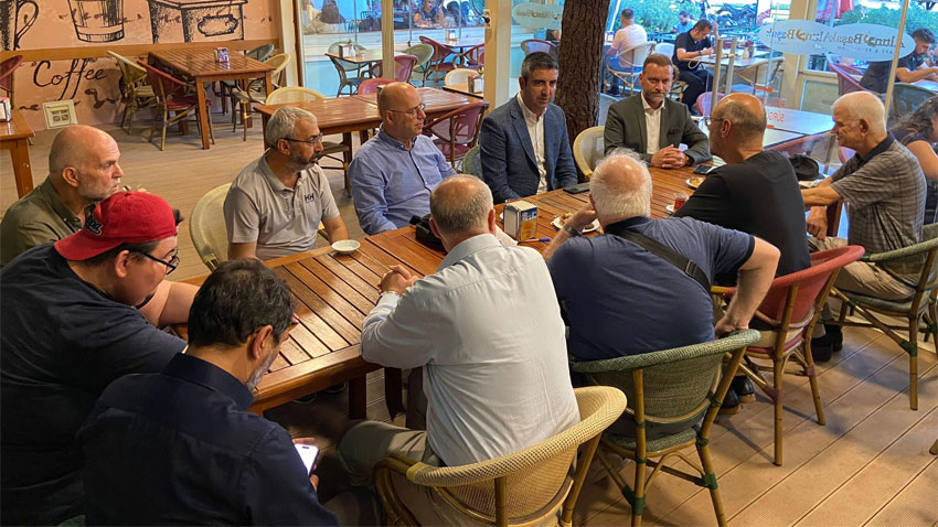 Gökhan Yüksel'den Ömer Uluyurt'a taziye ziyareti