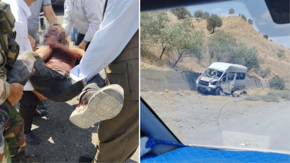 Şırnak'ta maden işçilerini taşıyan servis aracına saldırı!