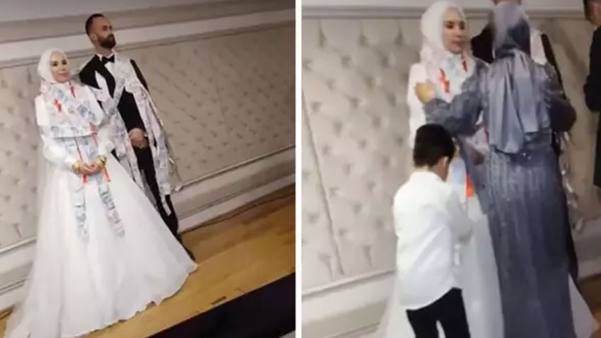 Düğün videosunu izledi, gördükleri karşısında hayrete düştü