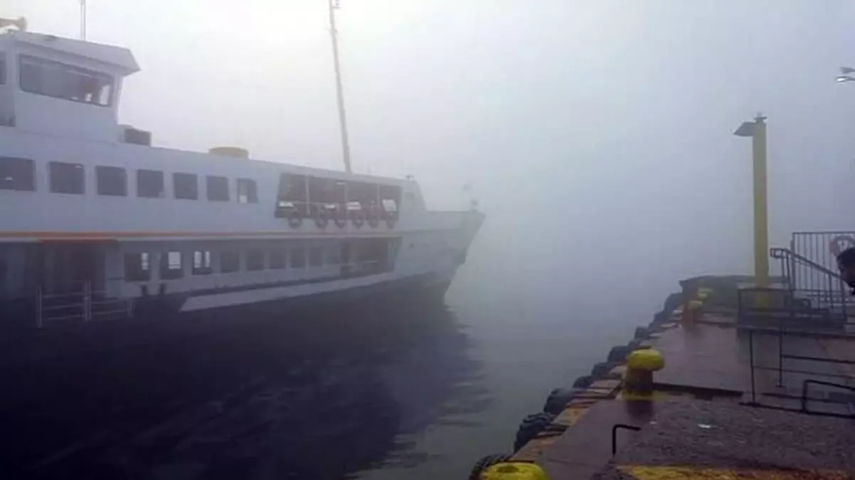 İstanbul'da vapur seferleri iptal edildi