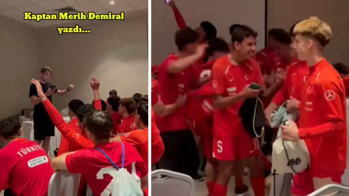 Merih Demiral'dan genç millilere büyük jest!