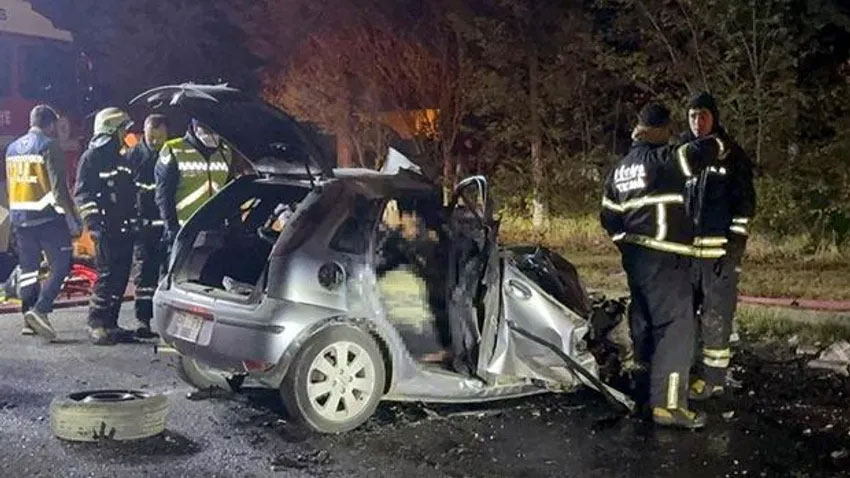 Tekirdağ Ergene'de korkunç kaza