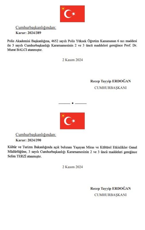 İstanbul'un 4 ilçesine yeni kaymakam