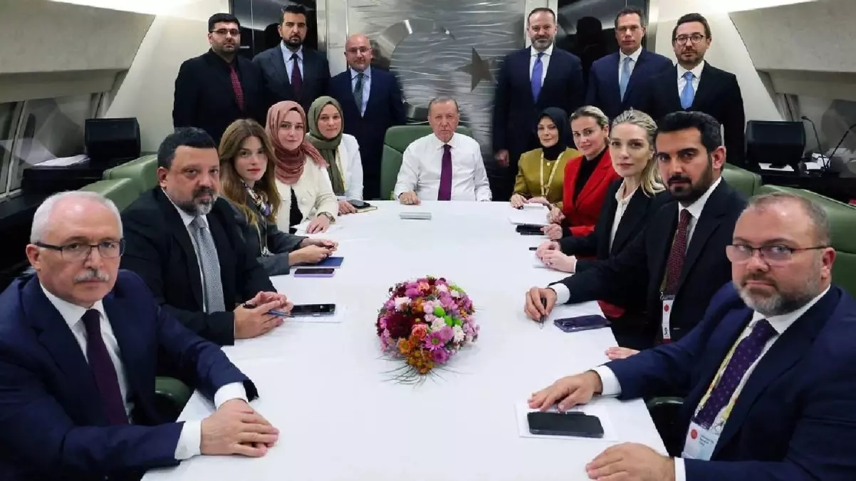 Erdoğan'ın uçağında o soruya yasak iddiası!
