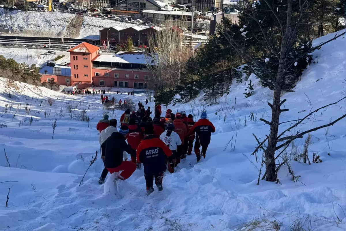 Erzurum Palandöken'de çığ faciası