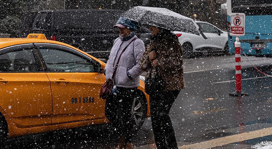 İstanbul'a kar geliyor!