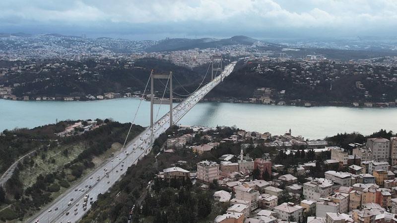 Avrupa Yakası'nda kar yağışı etkili oldu