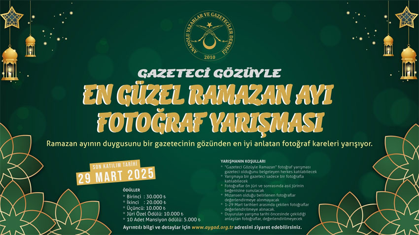 AYGAD'dan "Gazeteci Gözüyle Ramazan" fotoğraf yarışması!
