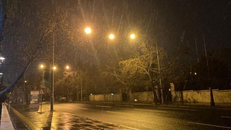Ankara’da nisan ayında kar sürprizi
