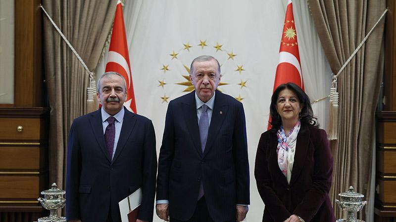 Erdoğan DEM Parti heyetini kabul etti