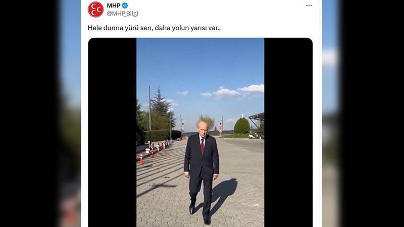 MHP'den Devlet Bahçeli paylaşımı