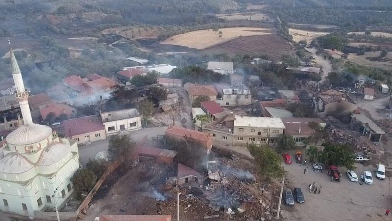 Çanakkale'deki orman yangını ikinci gününde