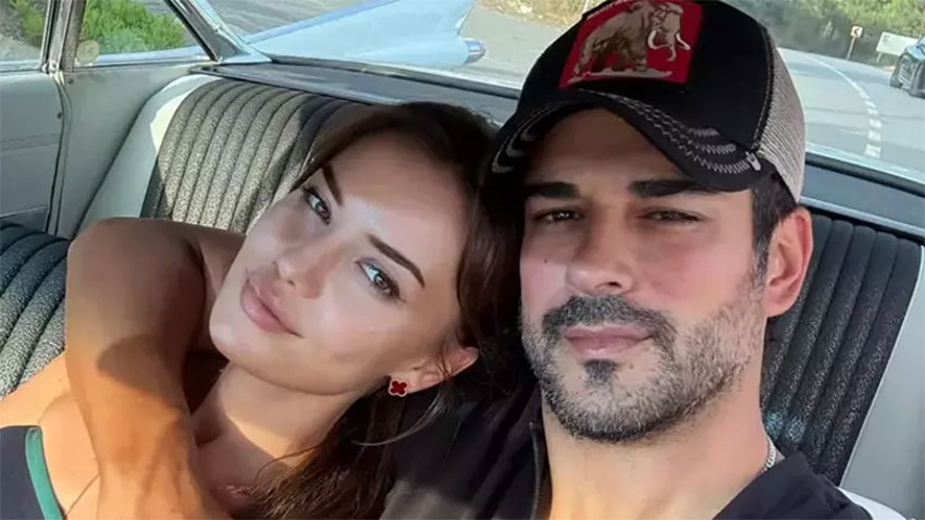 Burak Özçivit ve Fahriye Evcen'den romantik paylaşım