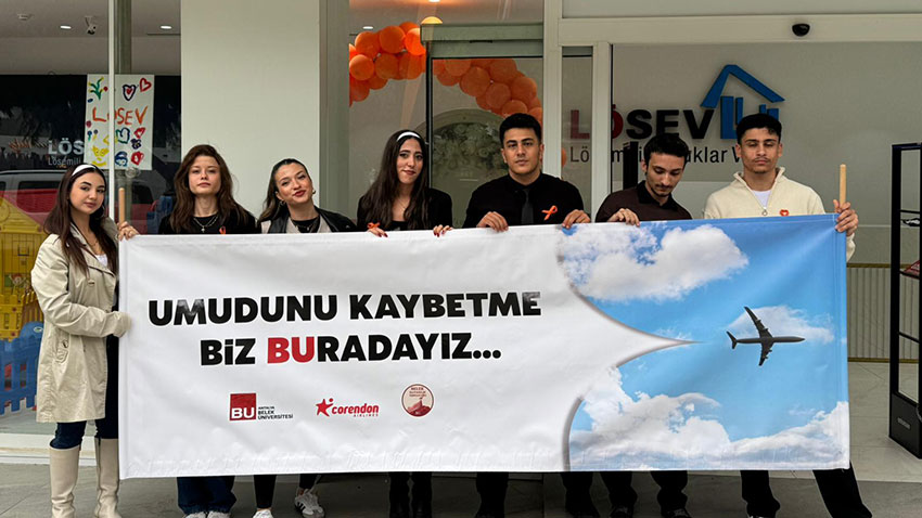 Belek'li öğrenciler LÖSEV’e "Umut" oldu