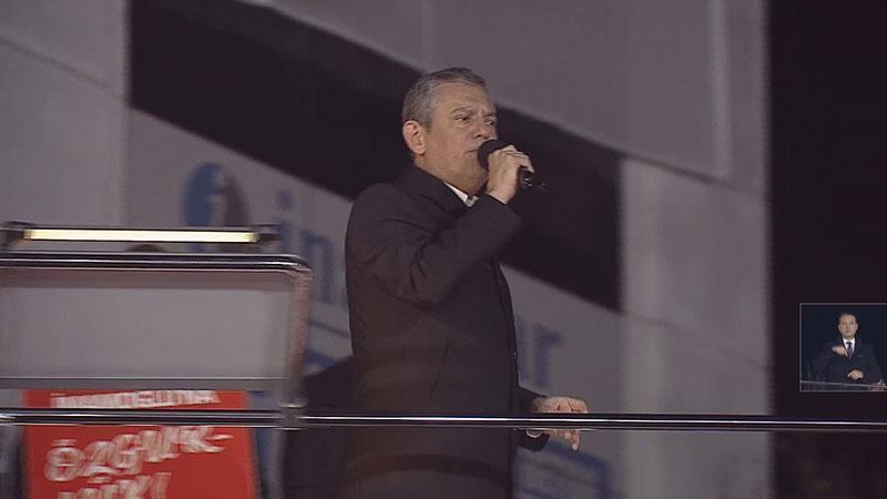 Özgür Özel Çatalca'da konuştu