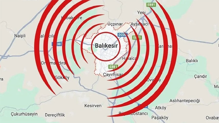 Balıkesir'de peş peşe depremler!