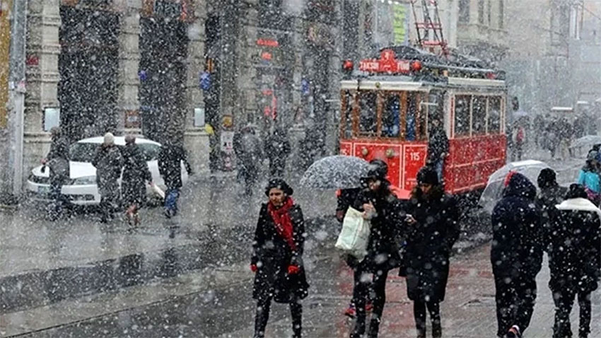 İstanbul'a yoğun kar yağışı geliyor!