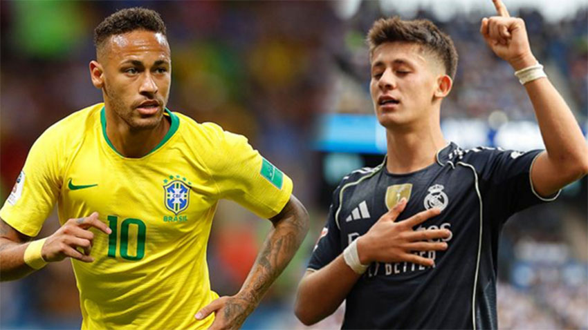Neymar, Arda Güler'i yere göğe sığdıramadı!