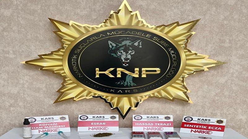 Kars'ta 'torbacı' operasyonu; 2 tutuklama