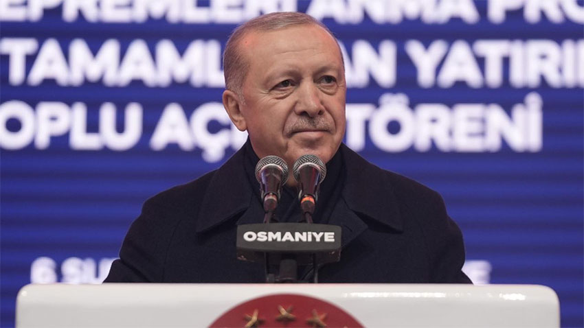 Erdoğan: Depremde Türkiye yeniden doğdu