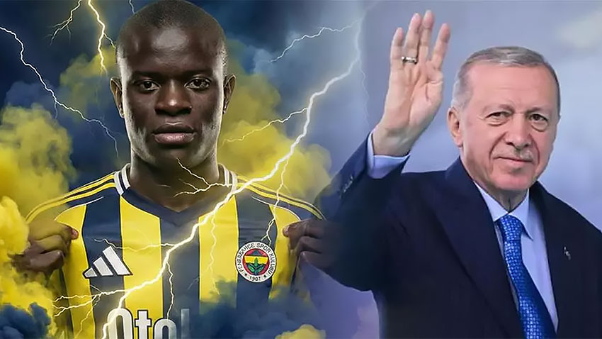 Fenerbahçe'den Erdoğan'a N'Golo Kante teşekkürü