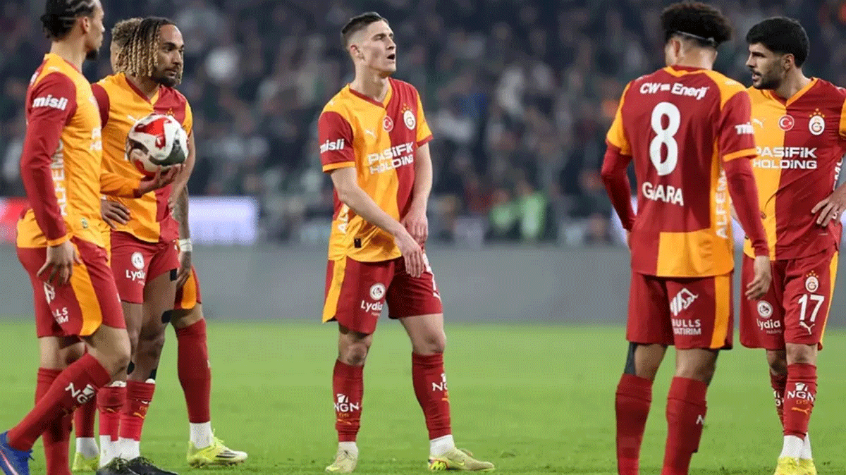 Konyaspor'dan Galatasaray'a ağır darbe