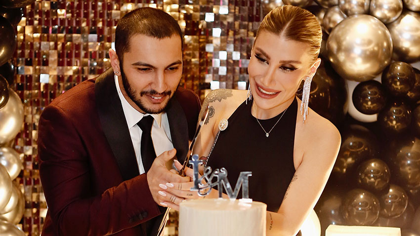 İrem Derici ile Melih Kunukçu nişanlandı