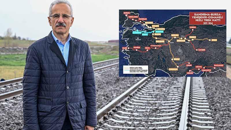 Bursa Yüksek Hızlı Tren ağına kavuşuyor