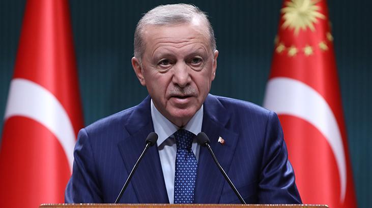 Erdoğan'dan 3 şehit personelimiz için taziye mesajı