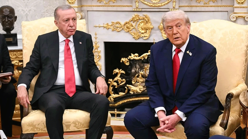 Cumhurbaşkanı Erdoğan Trump ile görüştü