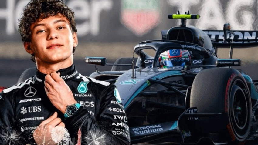 Formula 1'de Kimi Antonelli'den tarihi zafer