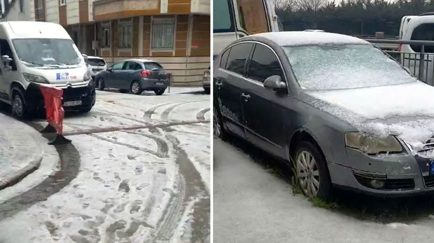 İstanbul’u dolu vurdu!
