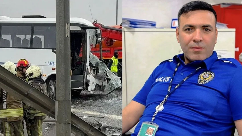 İstanbul'daki kazada bir polis daha şehit oldu