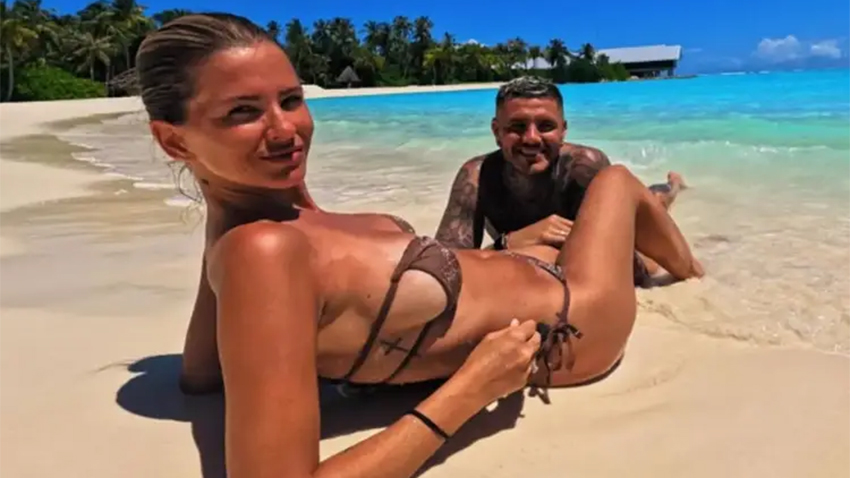 Icardi China Suarez'in çıplak fotoğrafını paylaştı