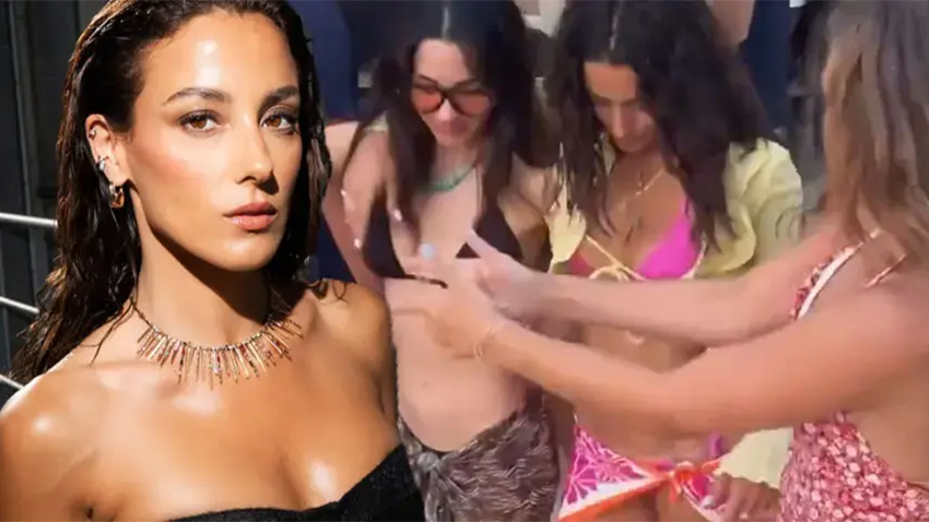 Cansu Tosun Bodrum'da efkar dağıttı