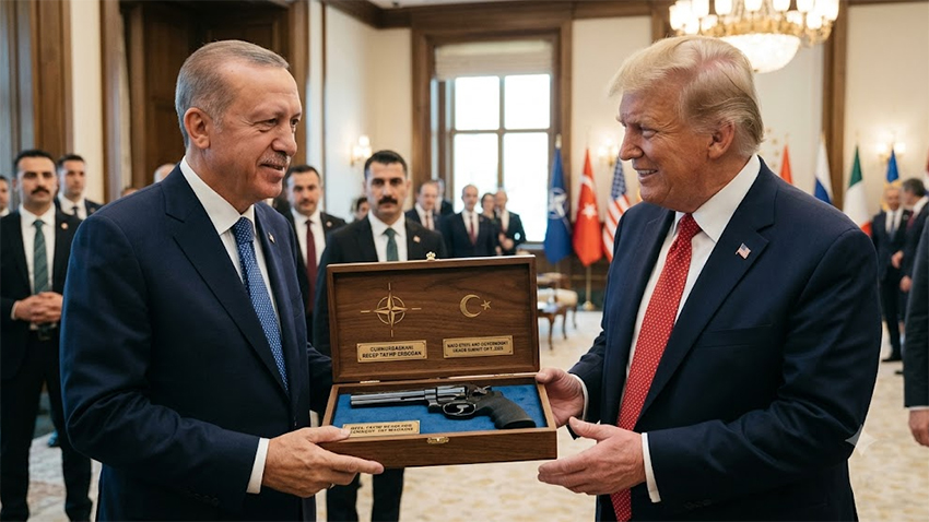 Erdoğan'ın hediyesi Avrupa'da gündem oldu!