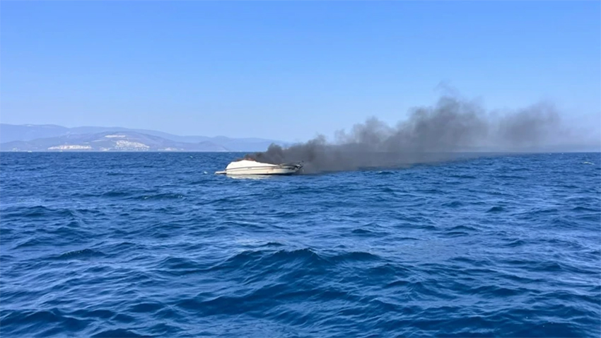 Didim'de teknede can pazarı