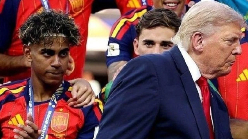 Lamine Yamal'dan Trump'a tarihi ayar!
