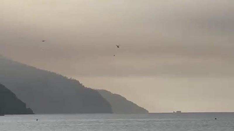 Marmaris'te orman yangını ikinci gününde