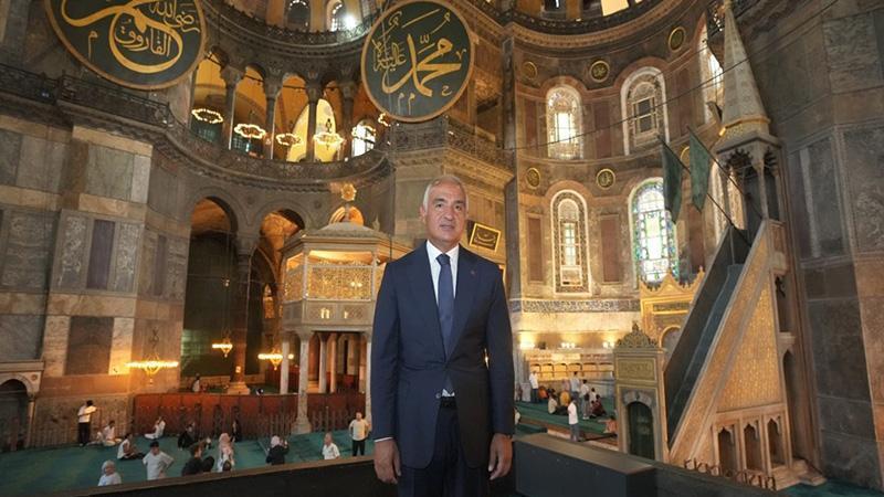 Ayasofya'daki restorasyon çalışmaları sürüyor