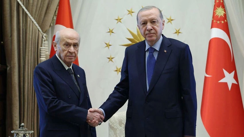 Cumhurbaşkanı Erdoğan Bahçeli'yi kabul etti