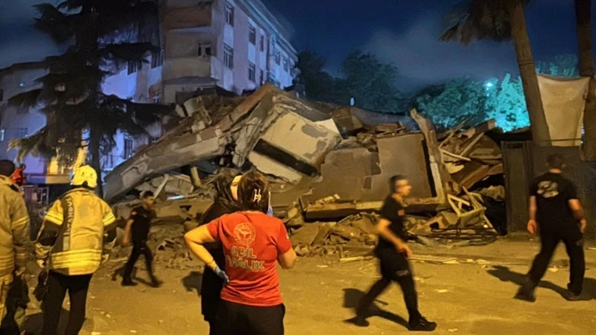 İstanbul'un göbeğinde facia ucuz atlatıldı