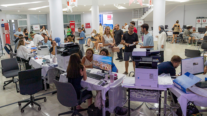 Antalya Belek Üniversitesi'nde kayıt heyecanı